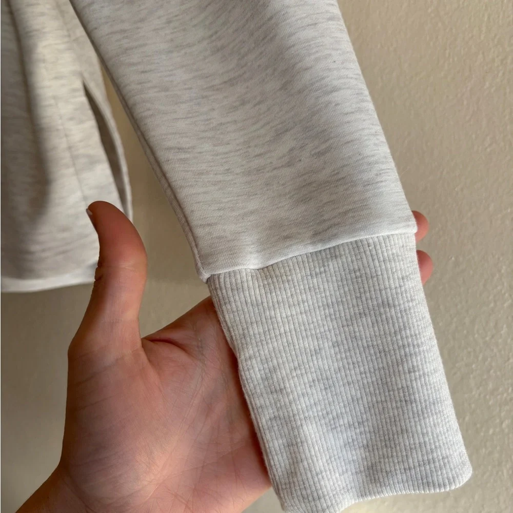 Varley Larson Ivory Marl Half-Zip Sweater - Picture 14 of 16